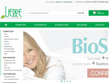 Tablet Screenshot of lierre.com.br